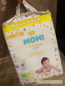 
                            Подгузники-трусики Momi Comfort Care
                         - отзывы