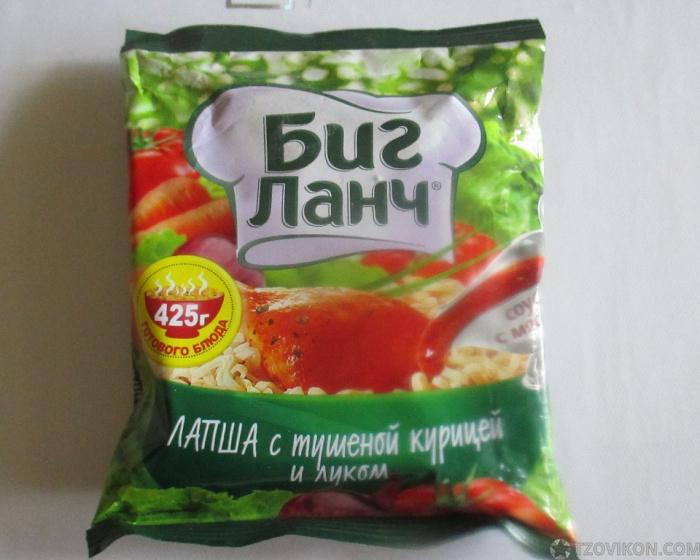 
                            Лапша &laquo;Биг Ланч&raquo; с тушёной курицей и луком
                         - отзывы